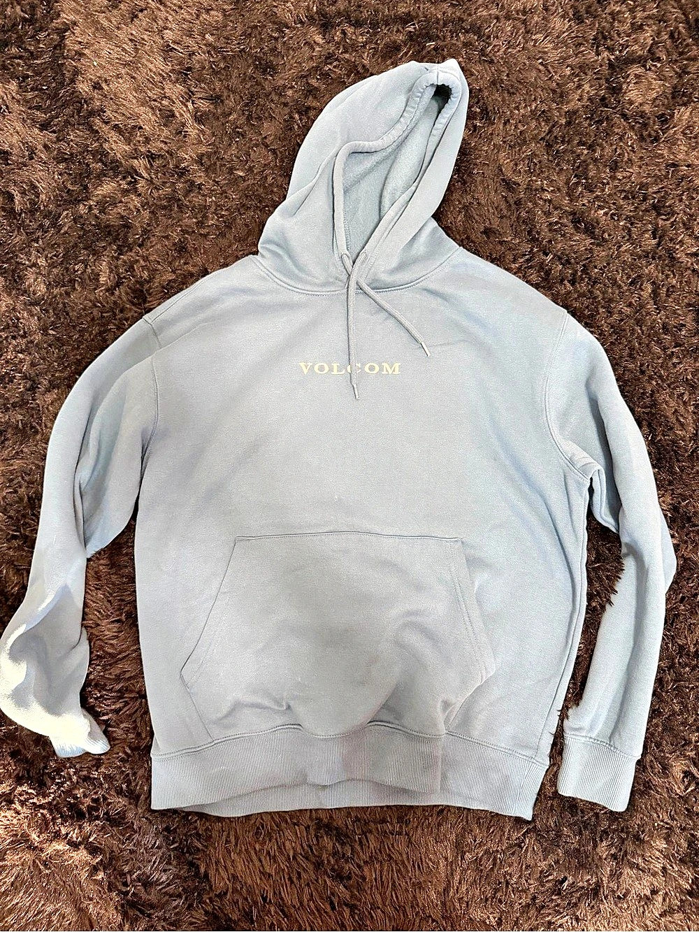 Volcom Blue Hoodie Size Medium
